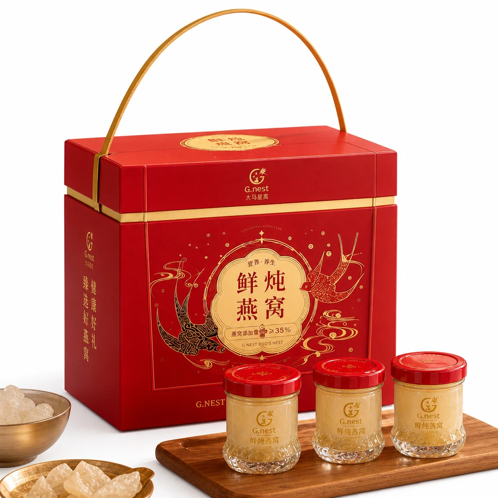 星宸鲜炖燕窝 · 礼盒 · 源自马来西亚燕窝
