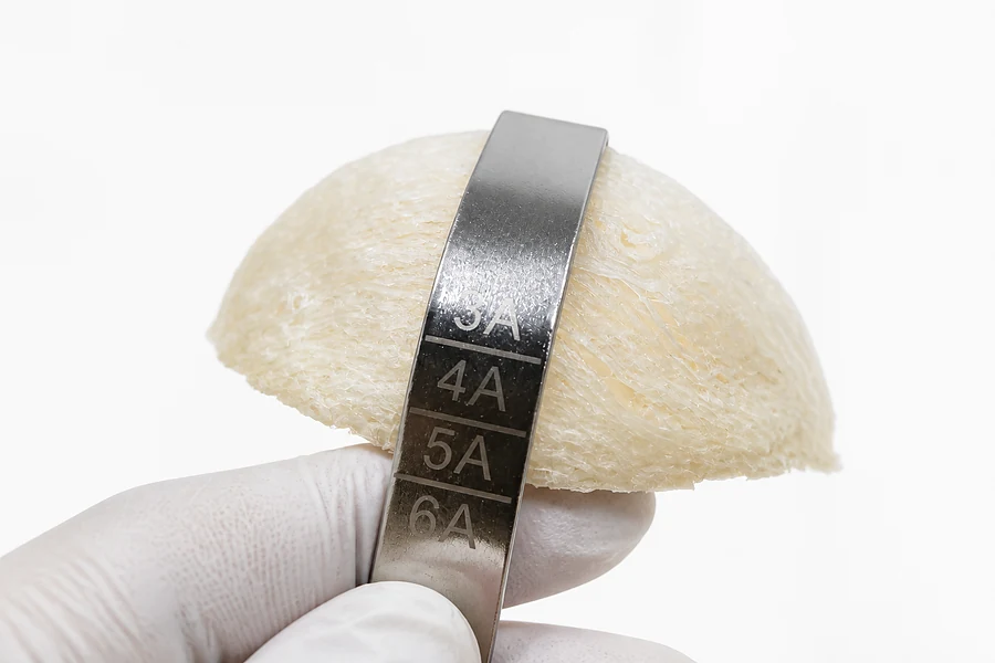马来西亚湿挑原密盏 5A 燕盏 · 分级卡尺量盏面宽度